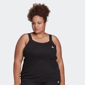 NWT Adidas Essentials Yoga Rib Tank Top Size 3X